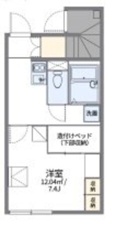 レオパレス山茶花の物件間取画像